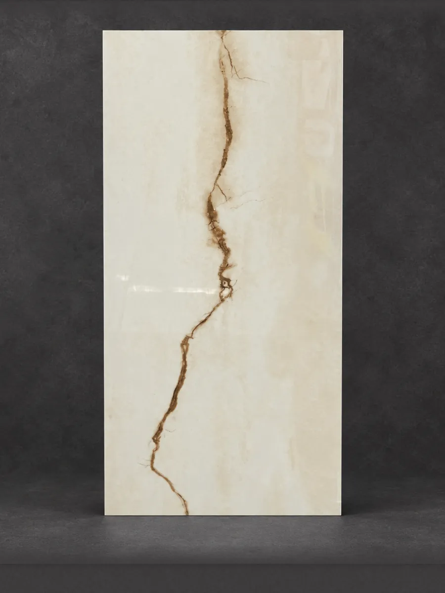Ivory Rust Vein Polished Flooring