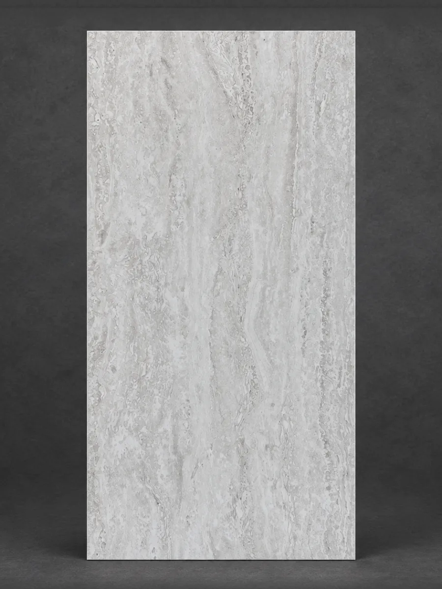 Travertino White Polished Flooring