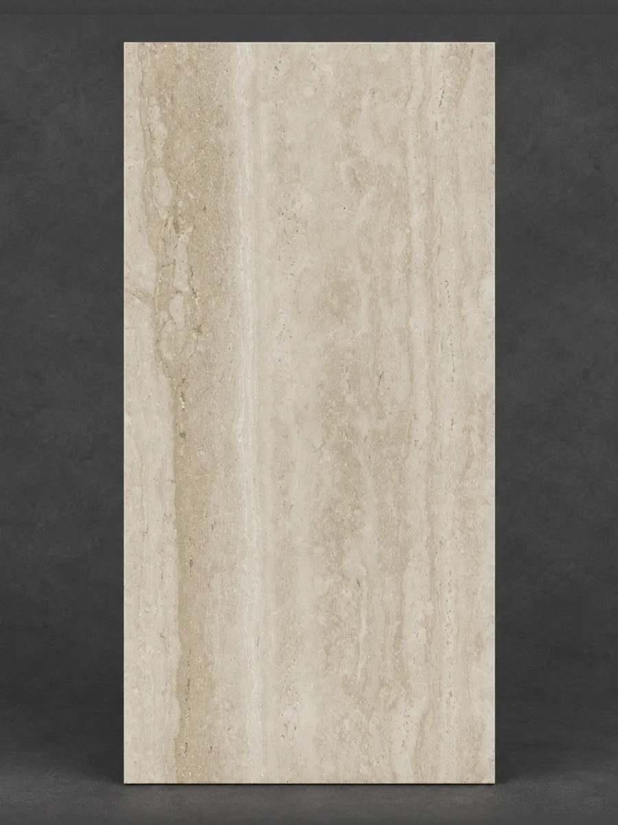 Walnut Travertino Polished Flooring